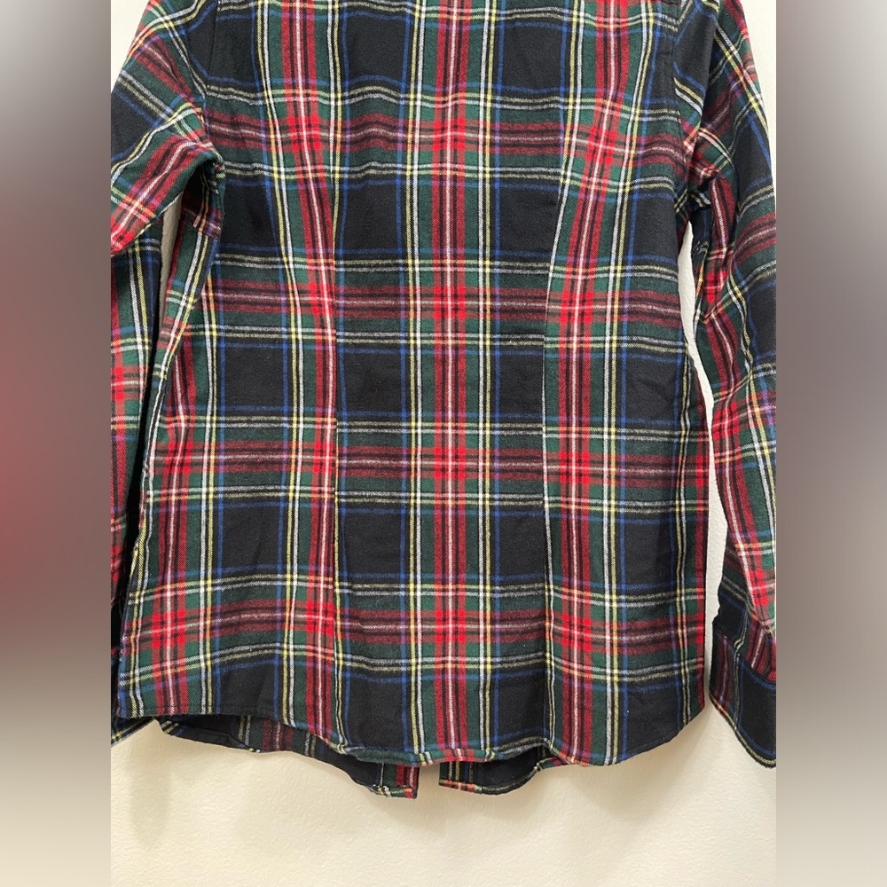L.L. Bean Men's Scotch Plaid Cotton Shirt Career Work Size XS - Picture 12 of 15